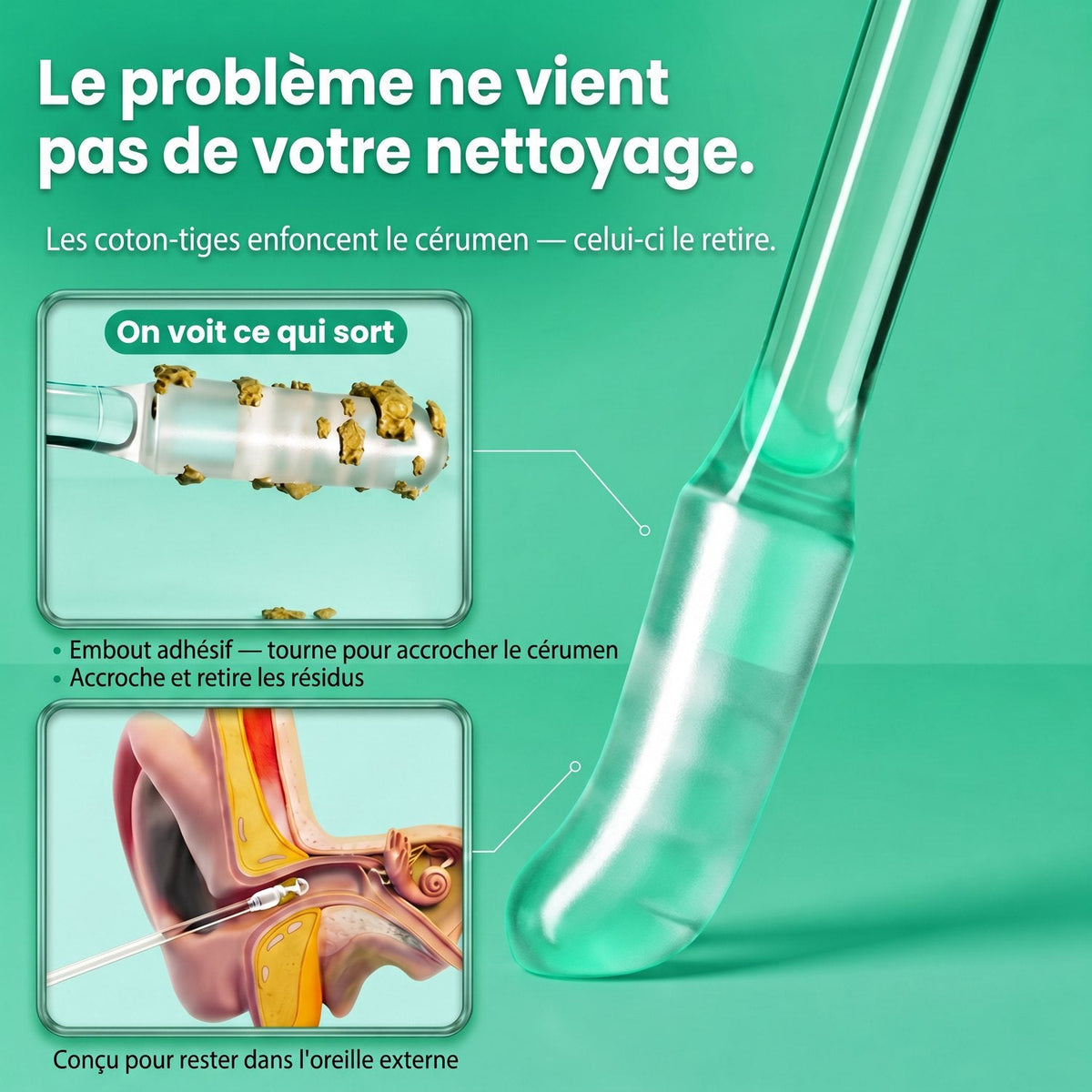 Pourquoi le coton-tige ne suffit pas