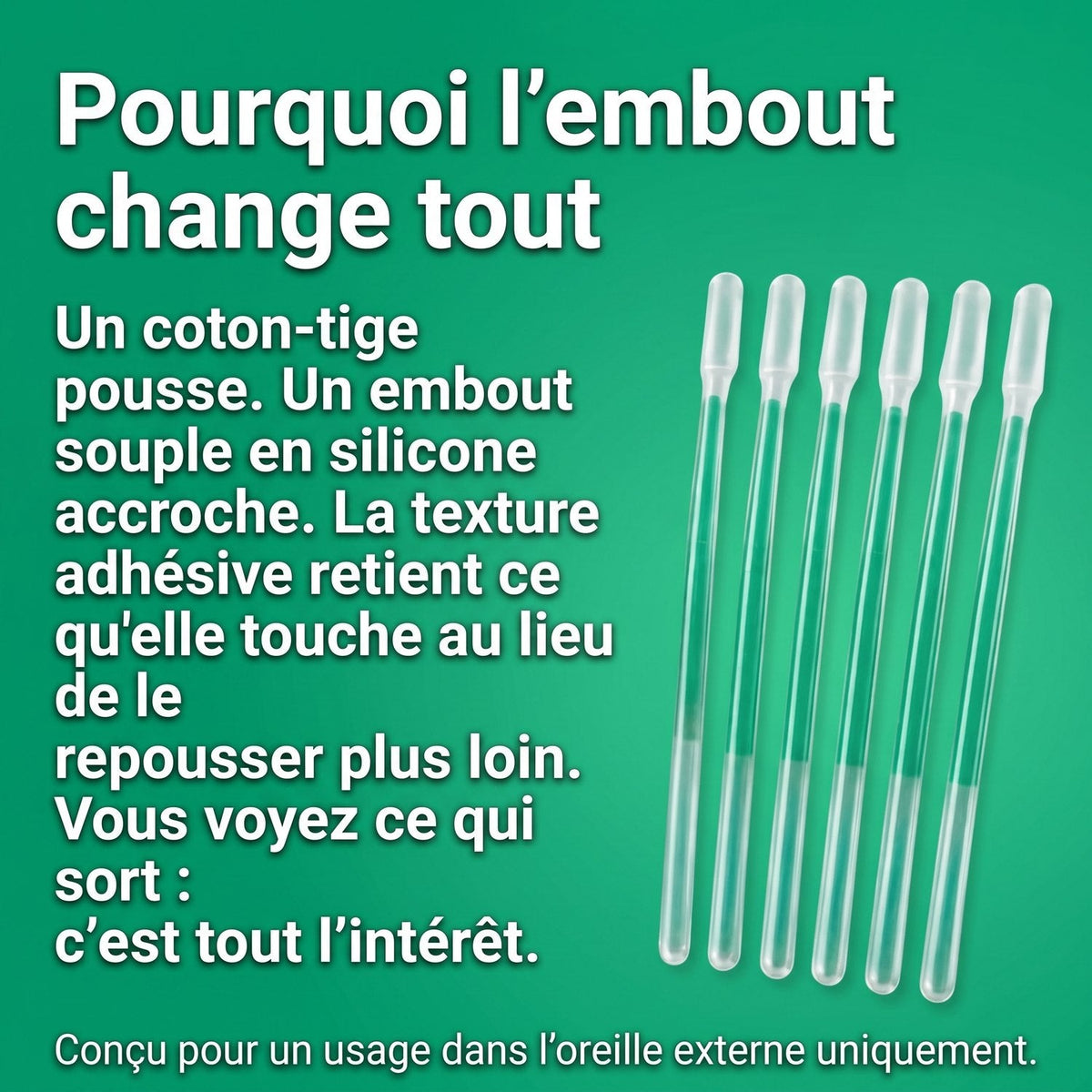 Pourquoi l'embout change tout